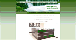 Desktop Screenshot of biotech-kausmann.de